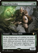 Sigardian Zealot (Extended Art) (MIC-067) - Midnight Hunt Commander: (Extended Art)