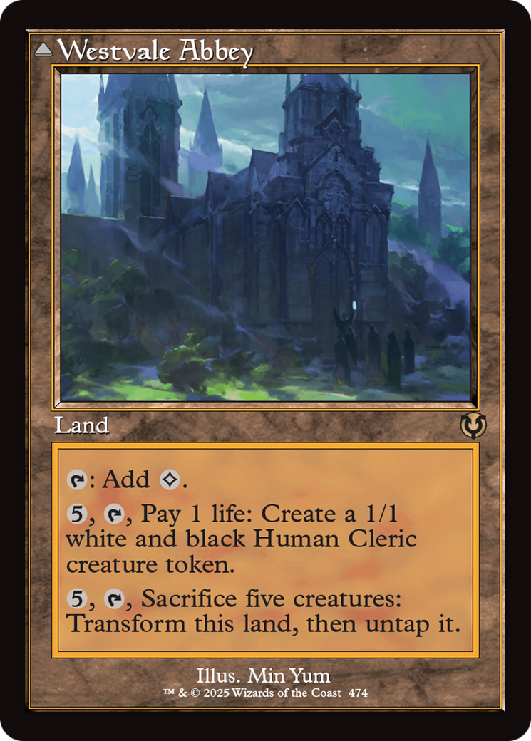 Westvale Abbey (Retro Frame) (INR-474)  Foil - Innistrad Remastered