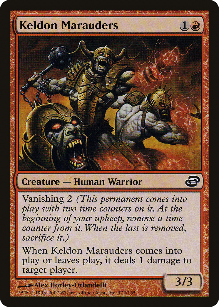 Keldon Marauders (PLC-102)  Foil - Planar Chaos