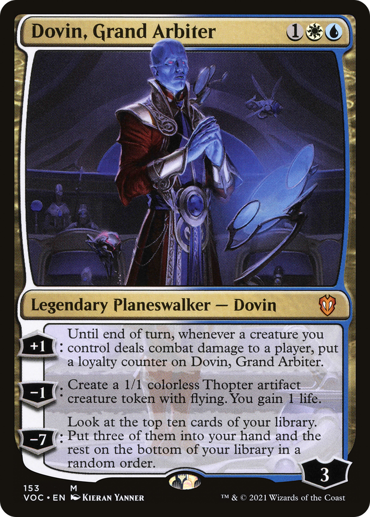 Dovin, Grand Arbiter (VOC-153)  - Crimson Vow Commander
