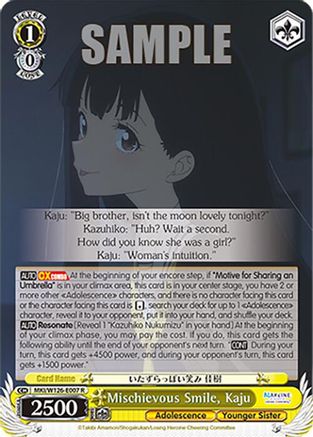 Mischievous Smile, Kaju (MKI/W126-E007 R) - Makeine: Too Many Losing Heroines!