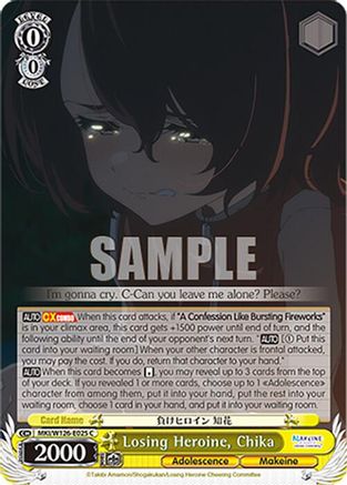 Losing Heroine, Chika (MKI/W126-E025 C) - Makeine: Too Many Losing Heroines!