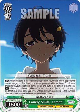 Lonely Smile, Lemon (MKI/W126-E045 C) - Makeine: Too Many Losing Heroines!