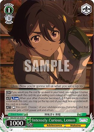 Intensely Curious, Lemon (MKI/W126-E046 C) - Makeine: Too Many Losing Heroines!