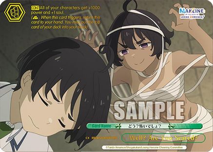 Well? Are You Scared? (RRR) (MKI/W126-E050R RRR) - Makeine: Too Many Losing Heroines!