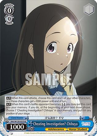 Cheating Investigation? Chihaya (MKI/W126-E079 R) - Makeine: Too Many Losing Heroines!