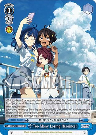 Too Many Losing Heroines! (SR) (MKI/W126-E098S SR) - Makeine: Too Many Losing Heroines!