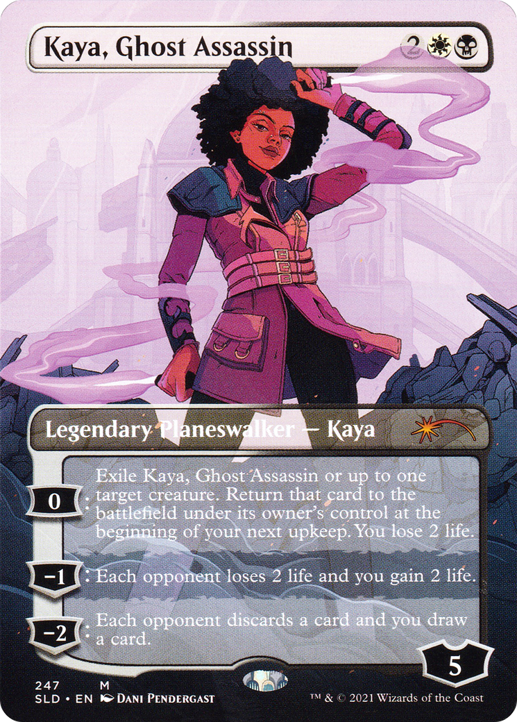 Kaya, Ghost Assassin (SLD-247)  - Secret Lair Drop (Borderless)