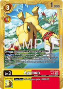 Agumon (Gold Border) (BT21-040) - Advanced Booster Digimon Generation Foil