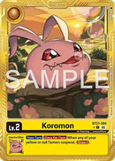 Koromon (Gold Border) (BT21-004) - Advanced Booster Digimon Generation Foil