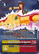Marcus Damon & Agumon (Alternate Art) (AD1-021) - Advanced Booster Digimon Generation Foil