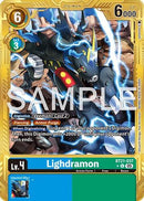 Lighdramon (Gold Border) (BT21-037) - Advanced Booster Digimon Generation Foil