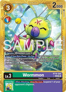 Wormmon - BT16-040 (Gold Border) (BT16-040) - Advanced Booster Digimon Generation Foil