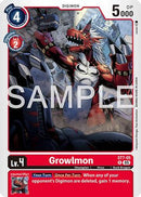 Growlmon (Reprint) (ST7-05) - Advanced Booster Digimon Generation