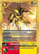 OmniShoutmon (Gold Border) (BT21-021) - Advanced Booster Digimon Generation Foil