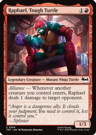 Raphael, Tough Turtle (TMT-104)  - Teenage Mutant Ninja Turtles