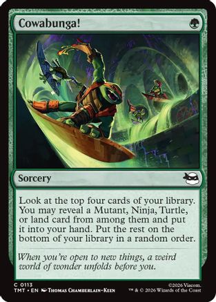 Cowabunga! (TMT-113)  Foil - Teenage Mutant Ninja Turtles