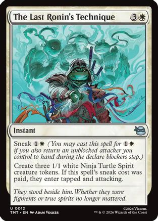 The Last Ronin's Technique (TMT-012)  Foil - Teenage Mutant Ninja Turtles