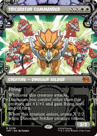 Triceraton Commander (Showcase) (TMT-226)  - Teenage Mutant Ninja Turtles