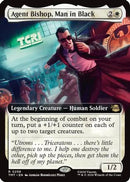 Agent Bishop, Man in Black (Extended Art) (TMT-258)  Foil - Teenage Mutant Ninja Turtles