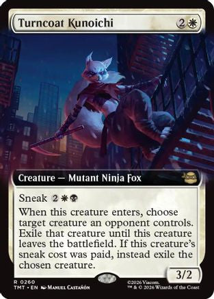 Turncoat Kunoichi (Extended Art) (TMT-260)  Foil - Teenage Mutant Ninja Turtles