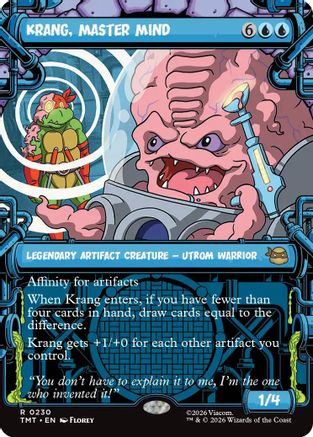 Krang, Master Mind (Showcase) (TMT-230)  Foil - Teenage Mutant Ninja Turtles
