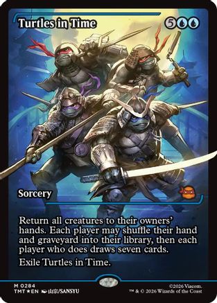 Turtles in Time (Showcase) (TMT-284)  Foil - Teenage Mutant Ninja Turtles