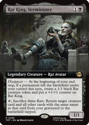 Rat King, Verminister (Extended Art) (TMT-266)  Foil - Teenage Mutant Ninja Turtles