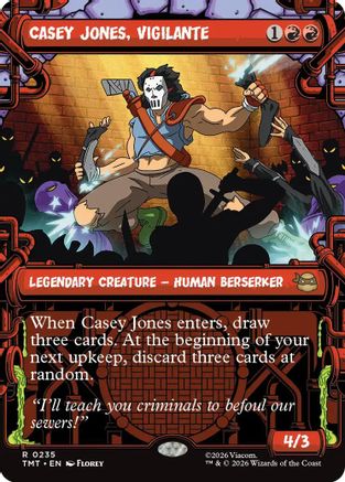Casey Jones, Vigilante (0235) (Showcase) (TMT-235)  - Teenage Mutant Ninja Turtles