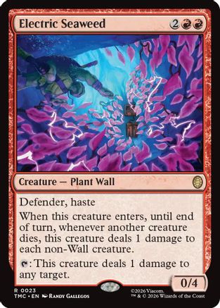 Electric Seaweed (TMC-023)  - Commander: Teenage Mutant Ninja Turtles