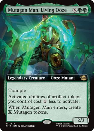Mutagen Man, Living Ooze (Extended Art) (TMT-273)  Foil - Teenage Mutant Ninja Turtles