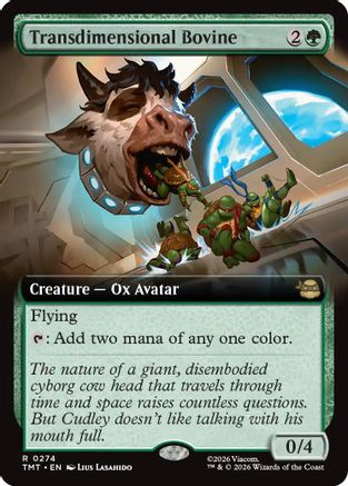 Transdimensional Bovine (Extended Art) (TMT-274)  Foil - Teenage Mutant Ninja Turtles