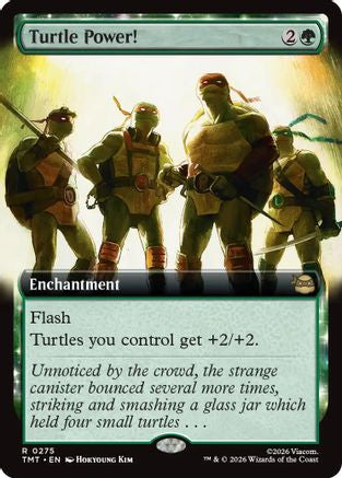 Turtle Power! (Extended Art) (TMT-275)  Foil - Teenage Mutant Ninja Turtles