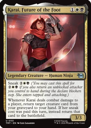 Karai, Future of the Foot (TMT-151) - Teenage Mutant Ninja Turtles Foil
