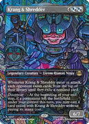 Krang & Shredder (Borderless) (TMT-201) - Teenage Mutant Ninja Turtles Foil