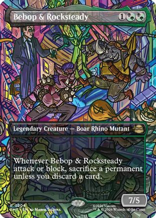 Bebop & Rocksteady (Borderless) (TMT-204)  - Teenage Mutant Ninja Turtles