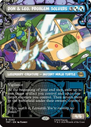 Don & Leo, Problem Solvers (Showcase) (TMT-242)  - Teenage Mutant Ninja Turtles