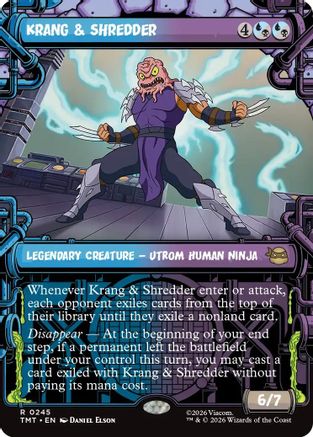 Krang & Shredder (Showcase) (TMT-245)  - Teenage Mutant Ninja Turtles