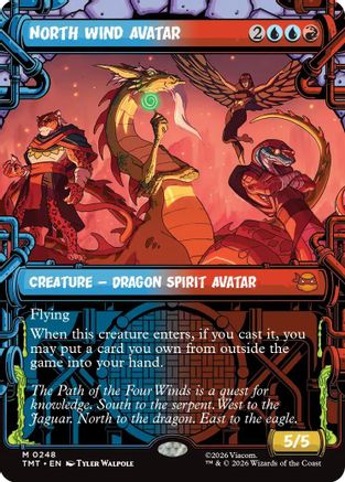 North Wind Avatar (Showcase) (TMT-248)  Foil - Teenage Mutant Ninja Turtles