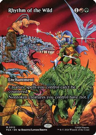 Rhythm of the Wild (Borderless) (PZA-012)  - Teenage Mutant Ninja Turtles Eternal-Legal