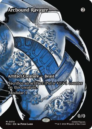 Arcbound Ravager (Borderless) (PZA-136) - Teenage Mutant Ninja Turtles Eternal-Legal
