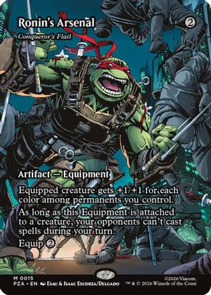 Ronin's Arsenal - Conqueror's Flail (Borderless) (PZA-015)  - Teenage Mutant Ninja Turtles Eternal-Legal