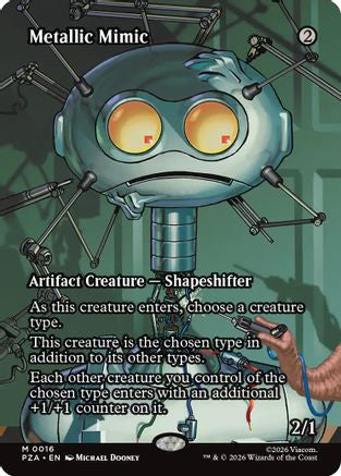 Metallic Mimic (Borderless) (PZA-016)  Foil - Teenage Mutant Ninja Turtles Eternal-Legal