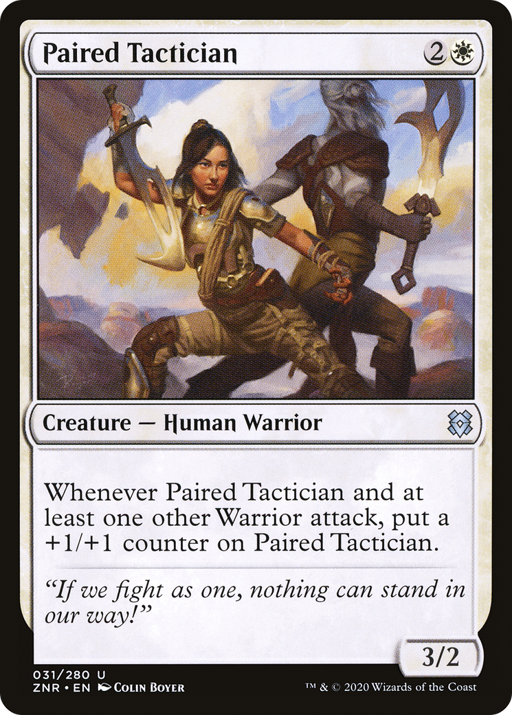 Paired Tactician (ZNR-031)  Foil - Zendikar Rising