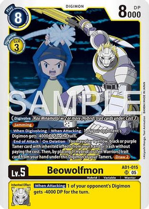 Beowolfmon (AD1-015) - Advanced Booster Digimon Generation Foil