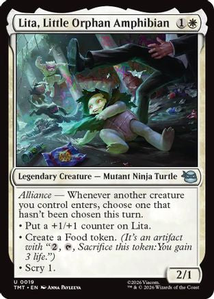 Lita, Little Orphan Amphibian (TMT-019)  - Teenage Mutant Ninja Turtles