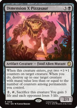 Dimension X Pizzasaur (TMC-016)  - Commander: Teenage Mutant Ninja Turtles