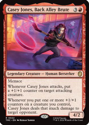 Casey Jones, Back Alley Brute (TMC-022)  - Commander: Teenage Mutant Ninja Turtles