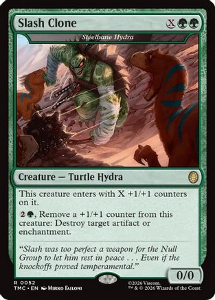 Slash Clone - Steelbane Hydra (TMC-052)  - Commander: Teenage Mutant Ninja Turtles