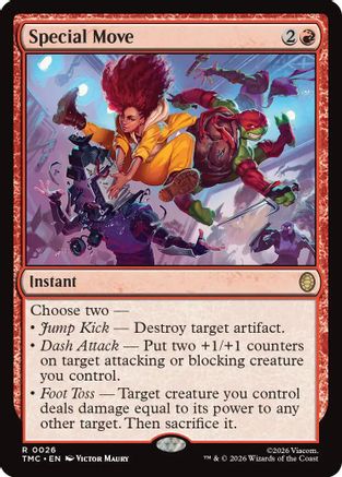 Special Move (TMC-026)  - Commander: Teenage Mutant Ninja Turtles